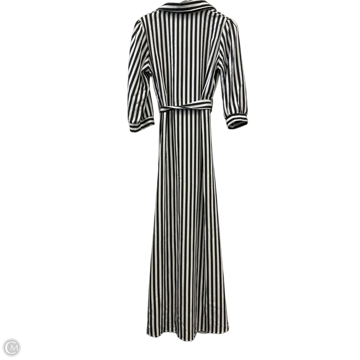 Dress Casual Maxi By Shein In Black & White, Size: M