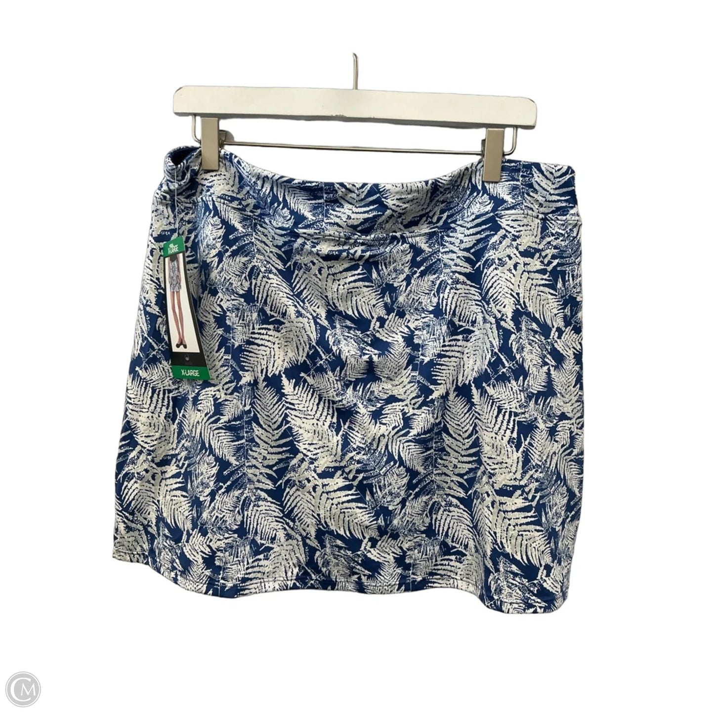 Athletic Skort By Tranquility In Blue, Size: Xl