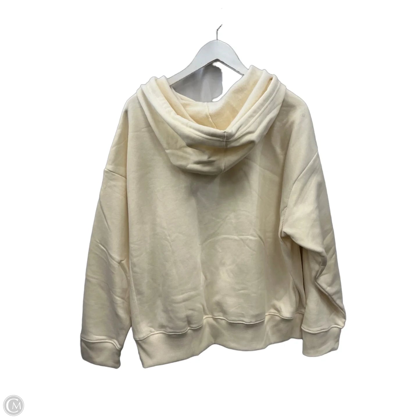 Sweatshirt Hoodie By Members Mark In Cream, Size: Xxl