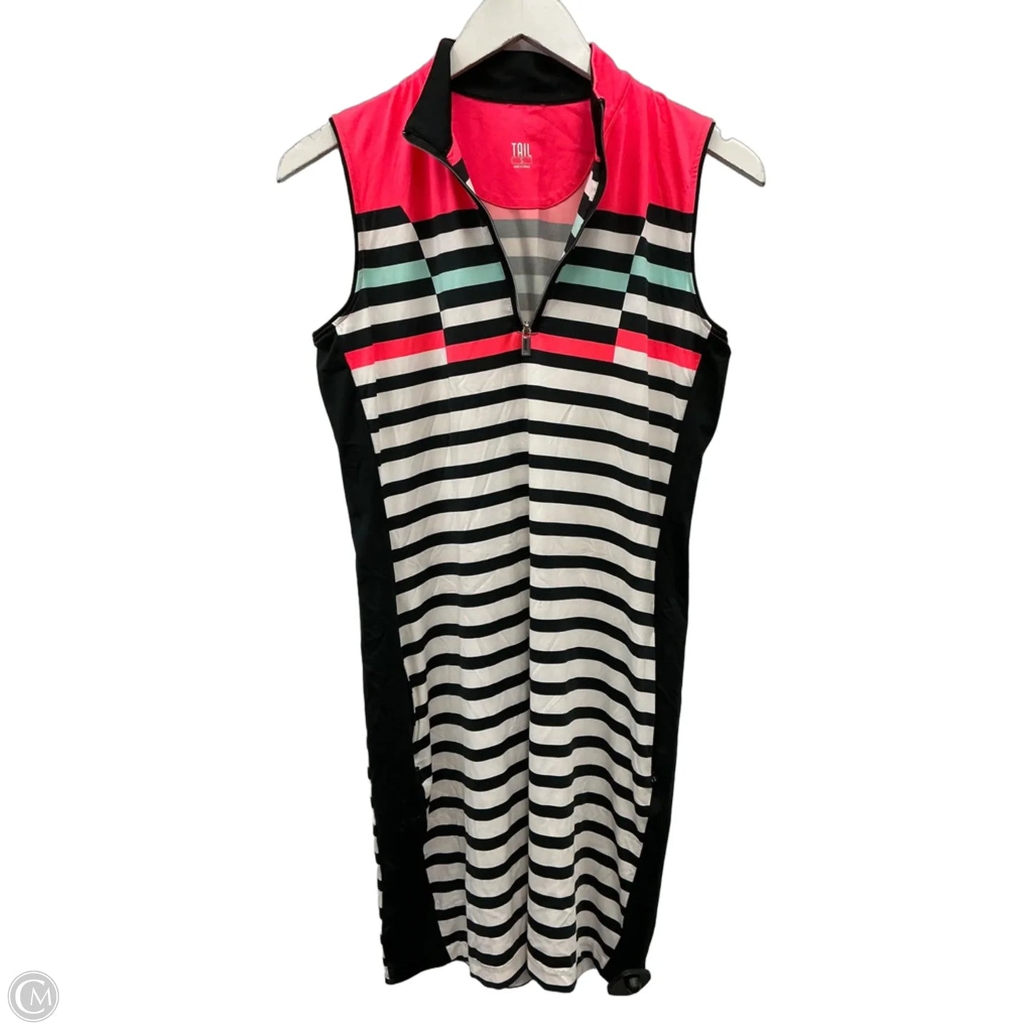 Dress Set 2pc By Tail In Black & Pink, Size: S