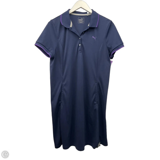 Athletic Dress By Puma In Navy, Size: L