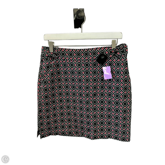 Athletic Skort By Clothes Mentor In Black & Red, Size: S