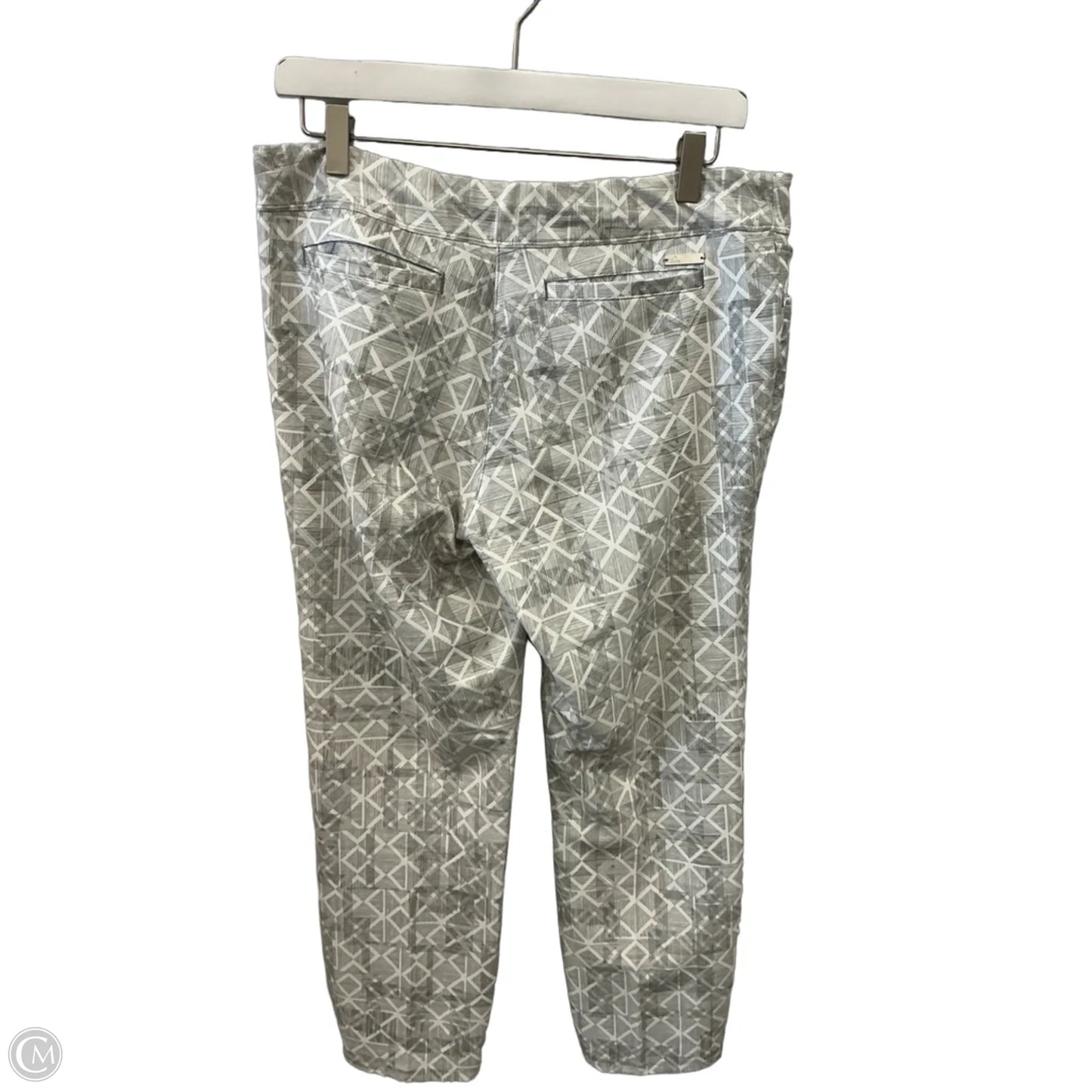 Athletic Pants By Adidas In Grey, Size: M