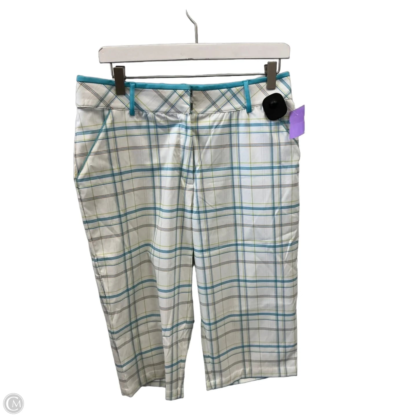 Athletic Capris By Tail In White, Size: M