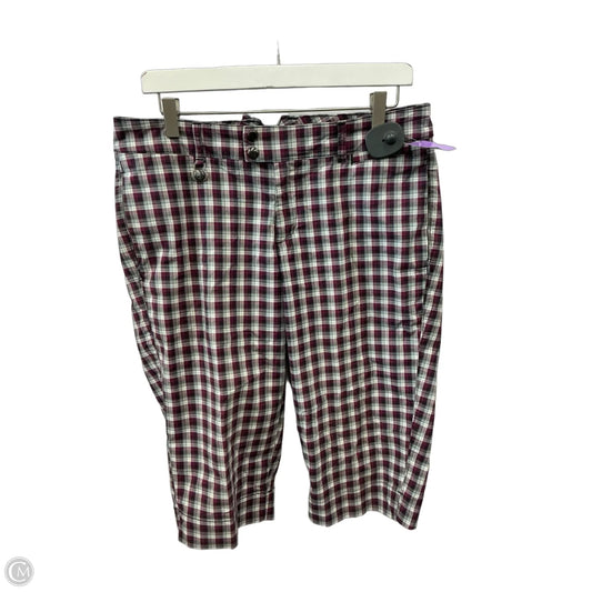 Athletic Capris By Dockers In Purple, Size: S