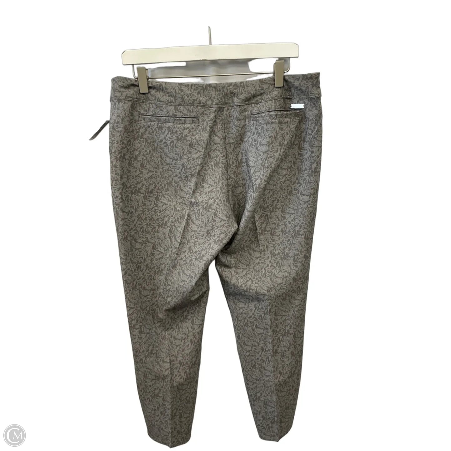 Athletic Pants By Adidas In Grey, Size: L
