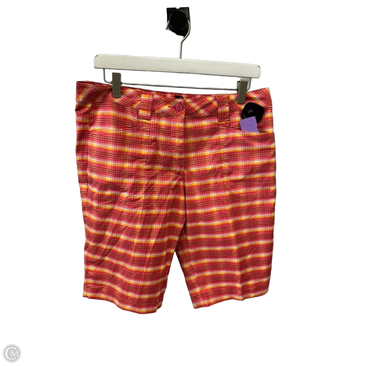 Athletic Shorts By Slazenger In Orange, Size: M