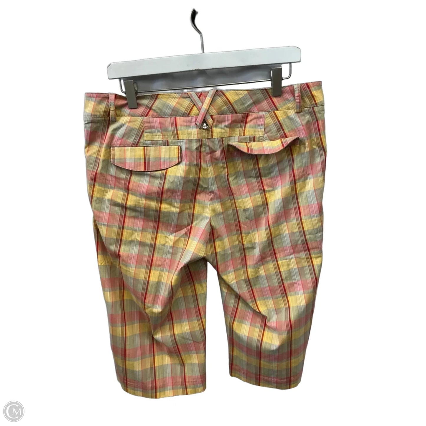 Athletic Shorts By Dockers In Orange & Yellow, Size: M