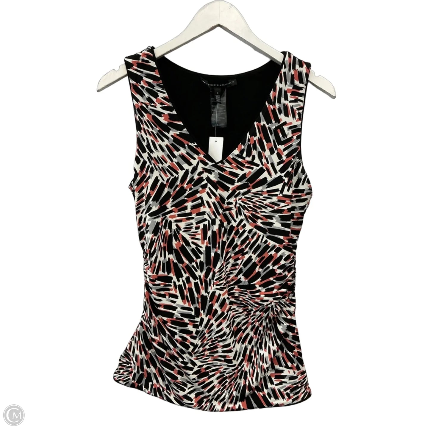 Top Sleeveless By White House Black Market In Black & Orange, Size: S