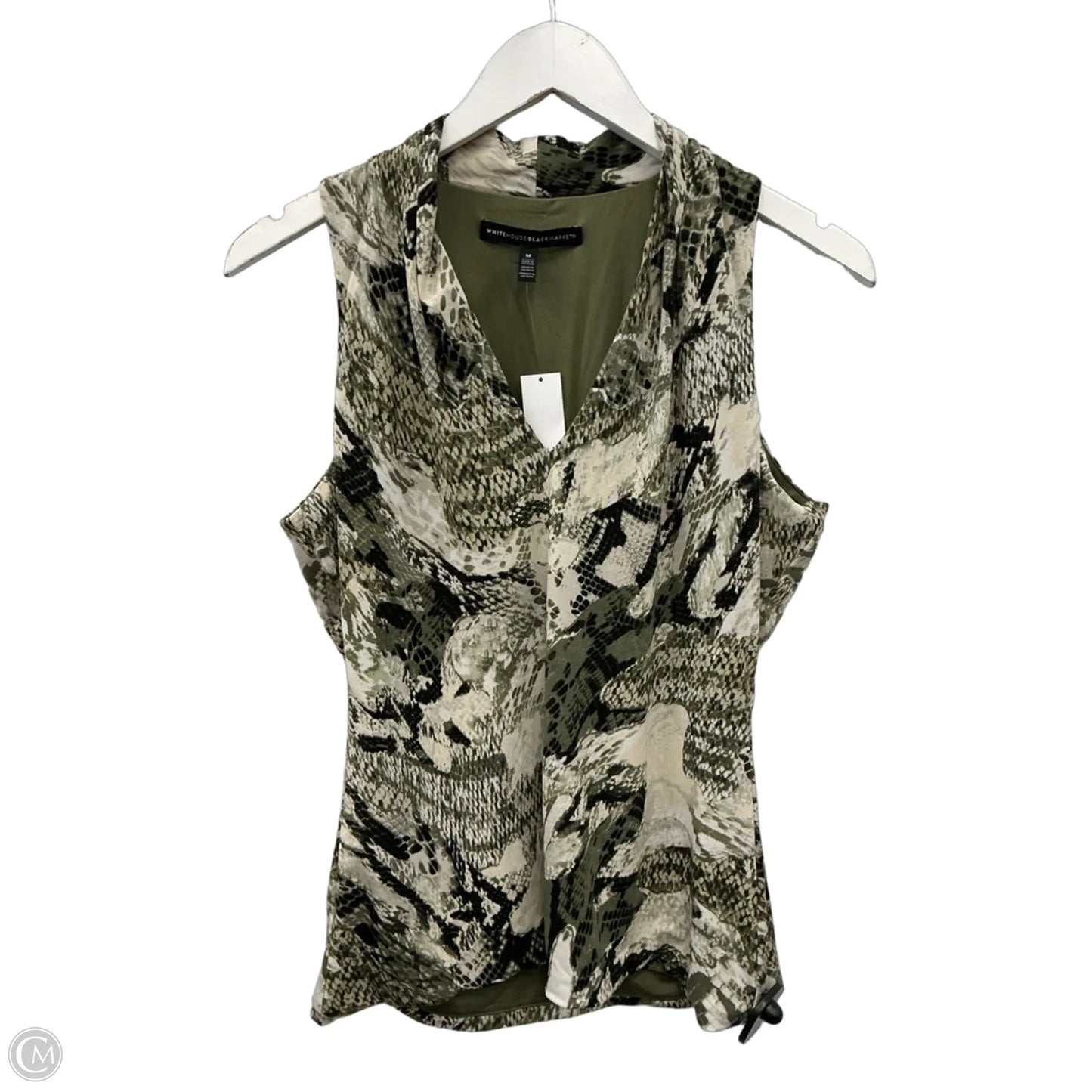 Top Sleeveless By White House Black Market In Green, Size: M