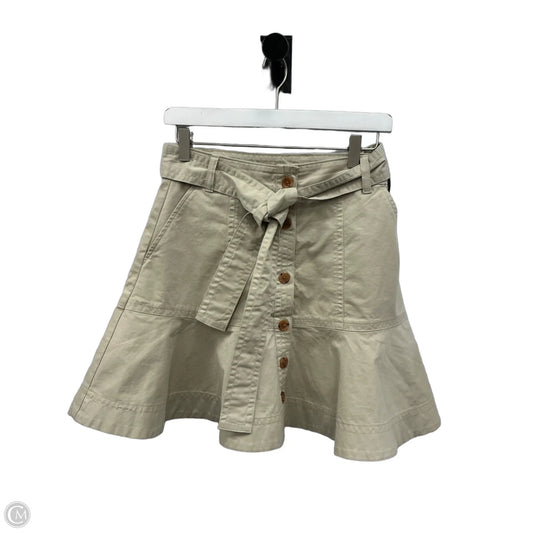 Skirt Mini & Short By Banana Republic In Beige, Size: 2