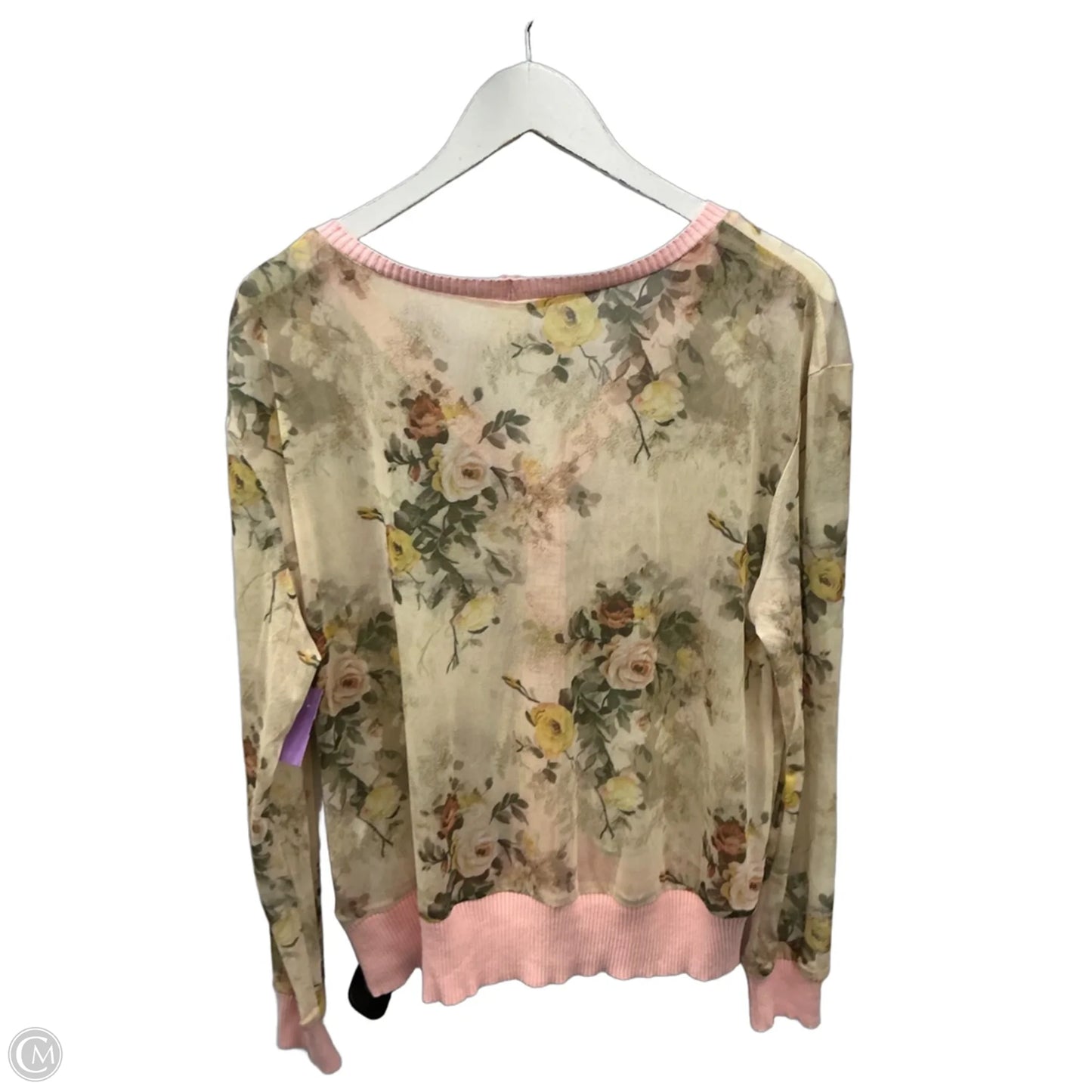 Cardigan By Like Love In Floral Print, Size: 3x