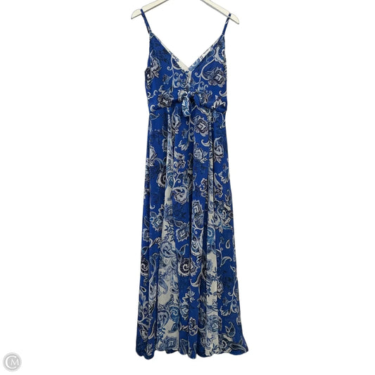 Dress Casual Maxi By White House Black Market In Blue, Size: M