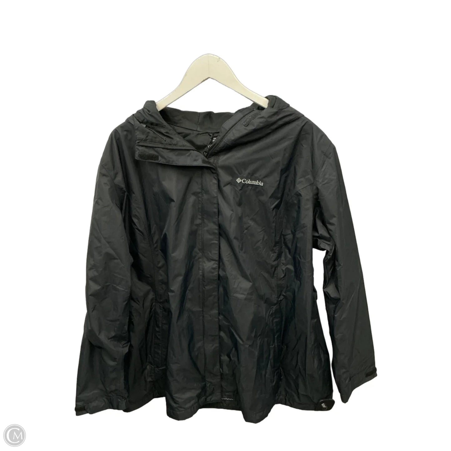 Jacket Windbreaker By Columbia In Black, Size: 3x