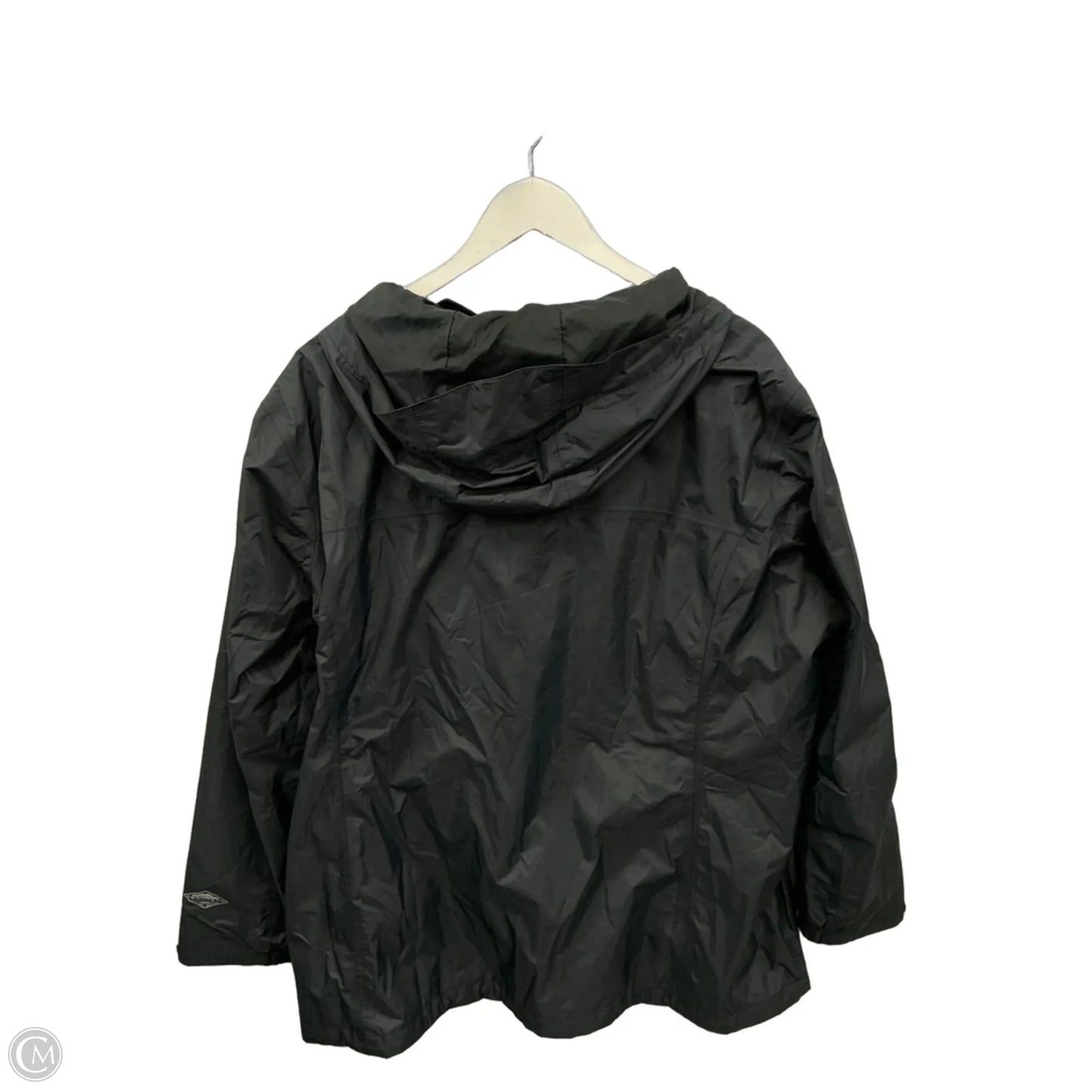 Jacket Windbreaker By Columbia In Black, Size: 3x