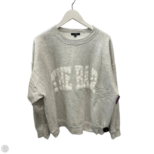 Sweatshirt Crewneck By Clothes Mentor In Grey, Size: Xl