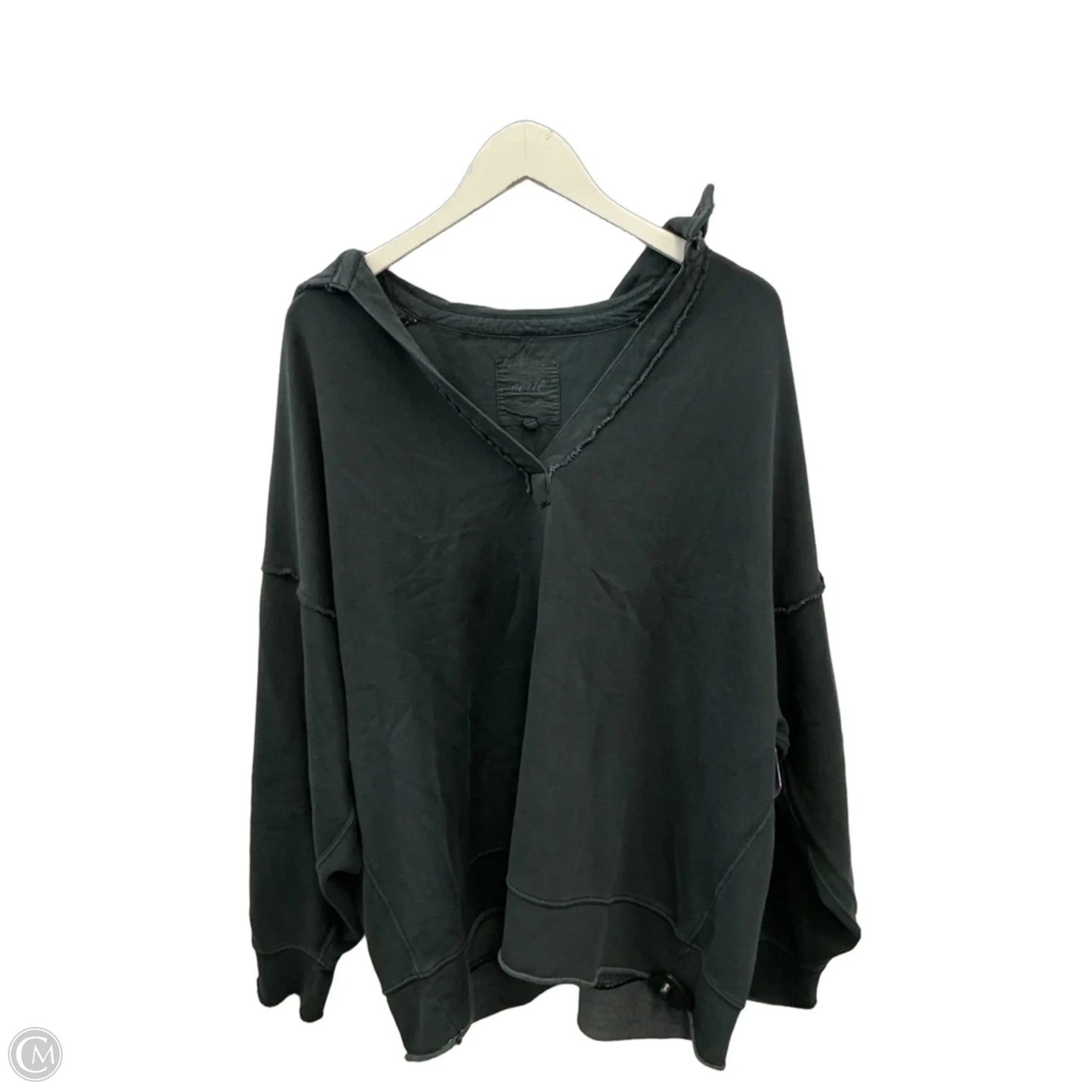 Sweatshirt Collar By Aerie In Grey, Size: Xl