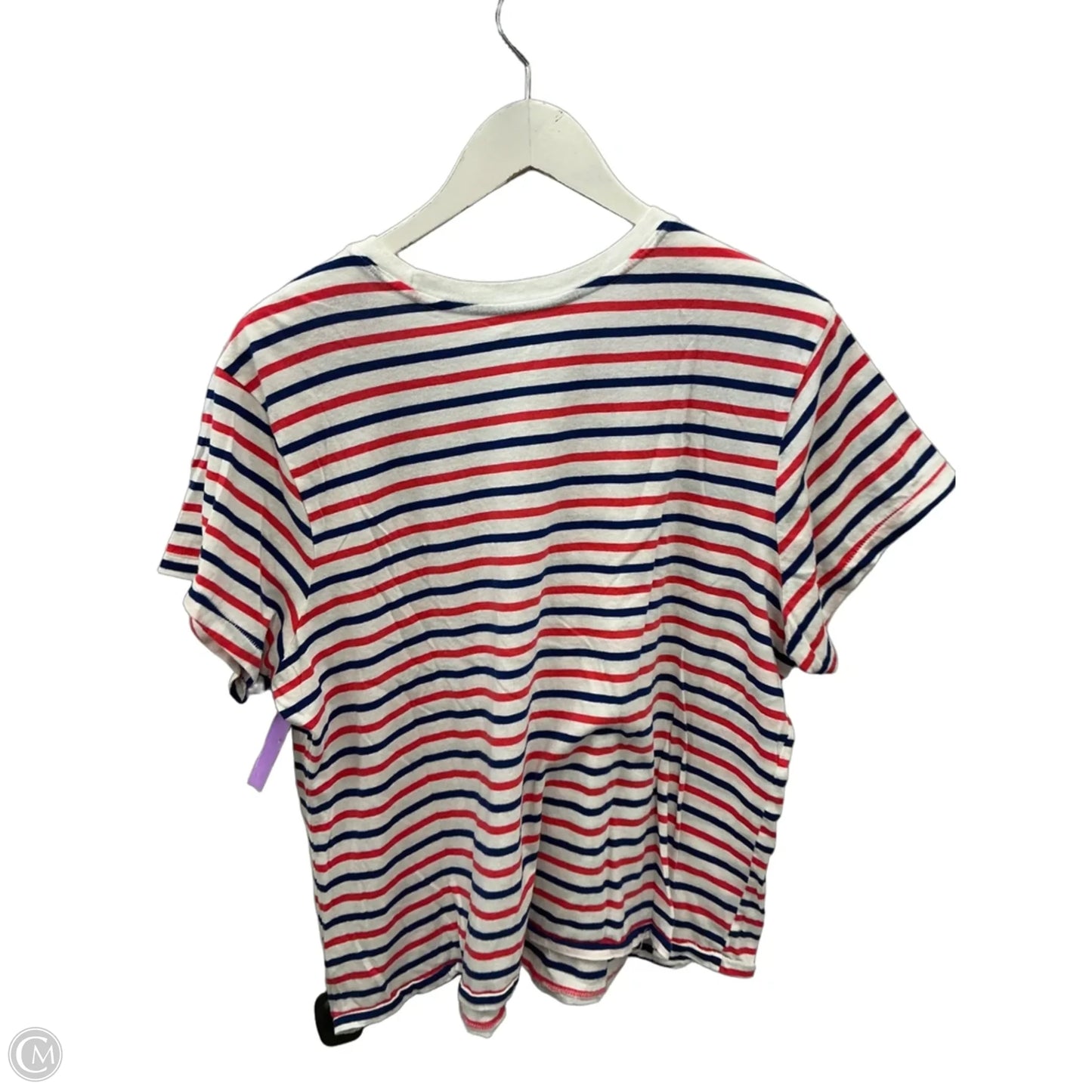 Top Short Sleeve By Universal Thread In Blue & Red & White, Size: Xxl