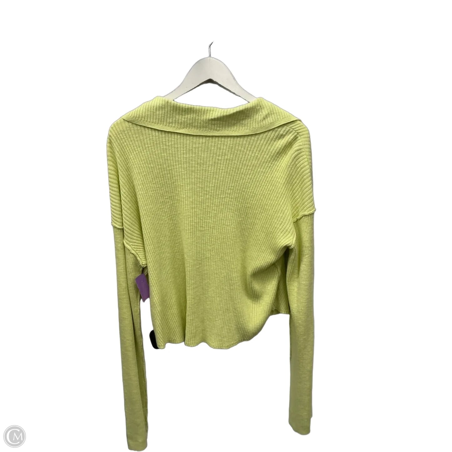 Sweater By Free People In Green, Size: L