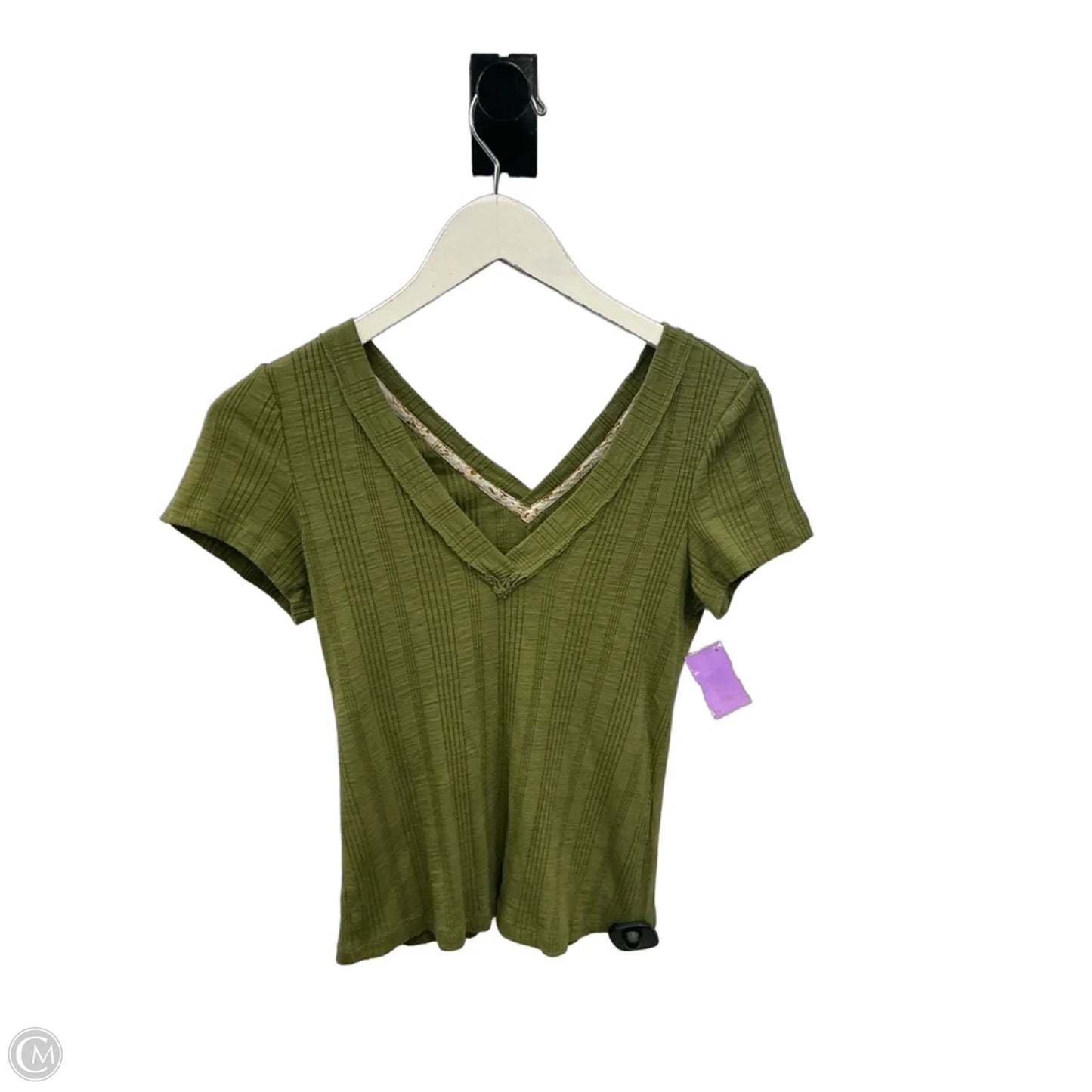 Top Short Sleeve By Pilcro In Green, Size: S