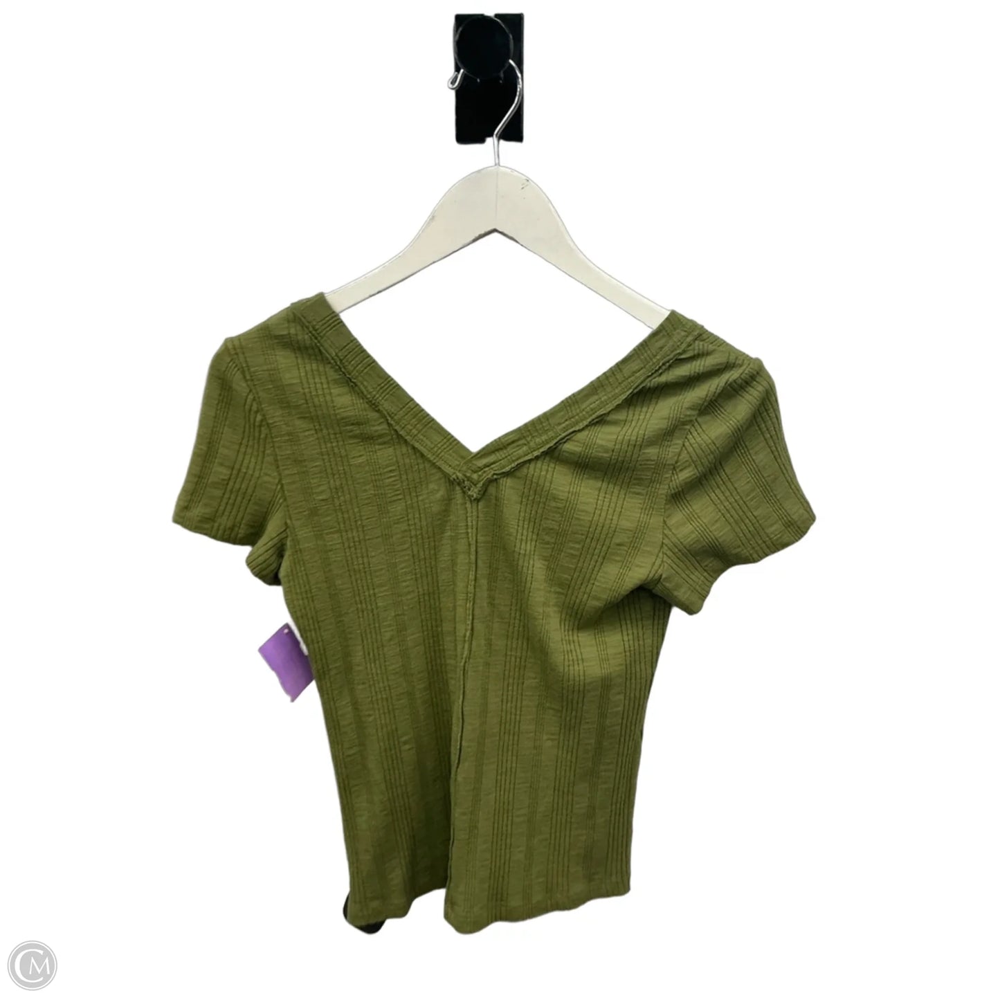 Top Short Sleeve By Pilcro In Green, Size: S