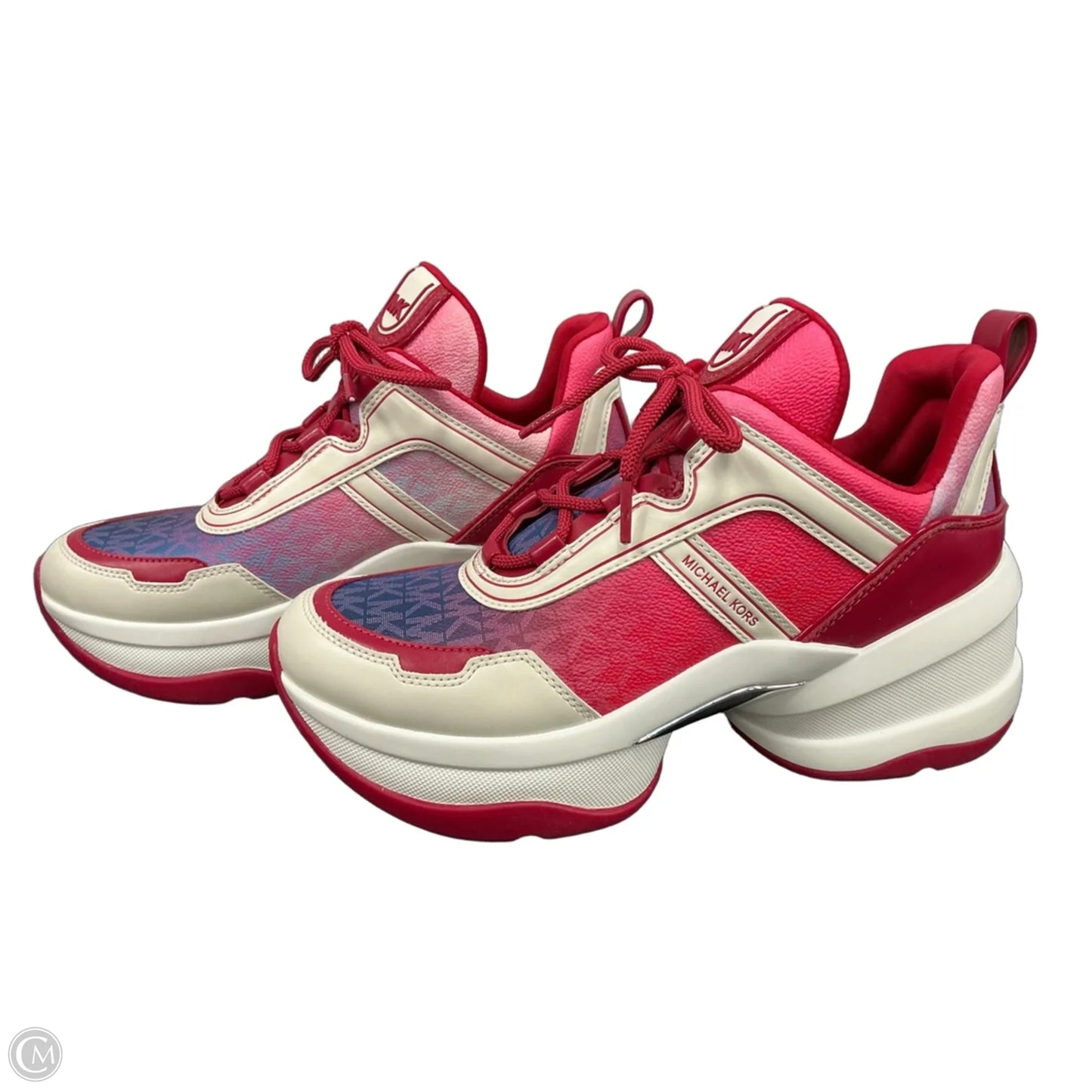 Shoes Designer By Michael Kors In Pink, Size: 8.5