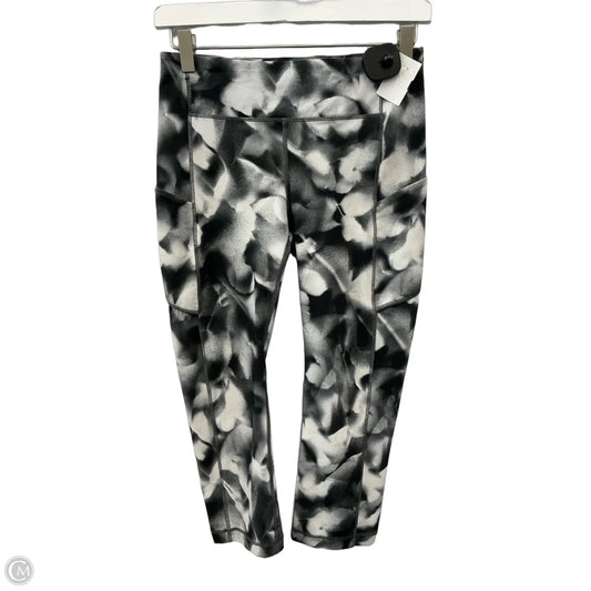 Athletic Leggings Capris By Lululemon In Black & White, Size: S