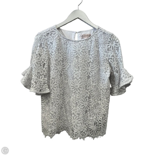 Top Short Sleeve By Nanette By Nanette Lepore In White, Size: S