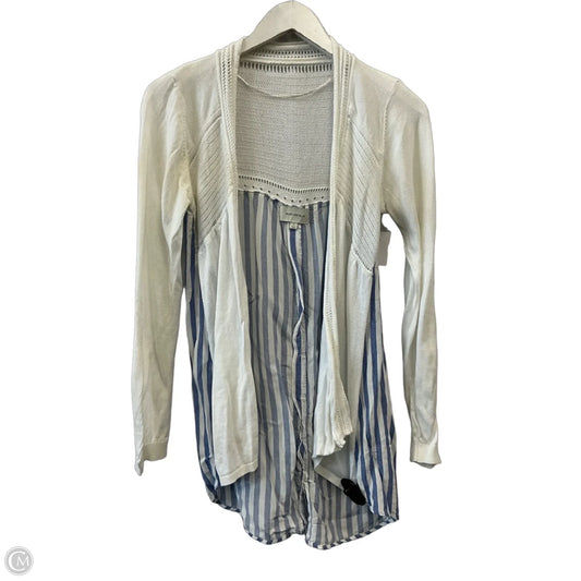 Cardigan By Skies Are Blue In White, Size: S