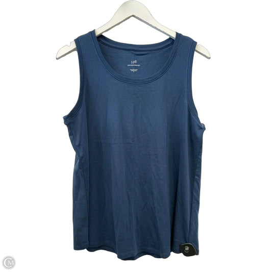 Top Sleeveless By J. Jill In Navy, Size: M