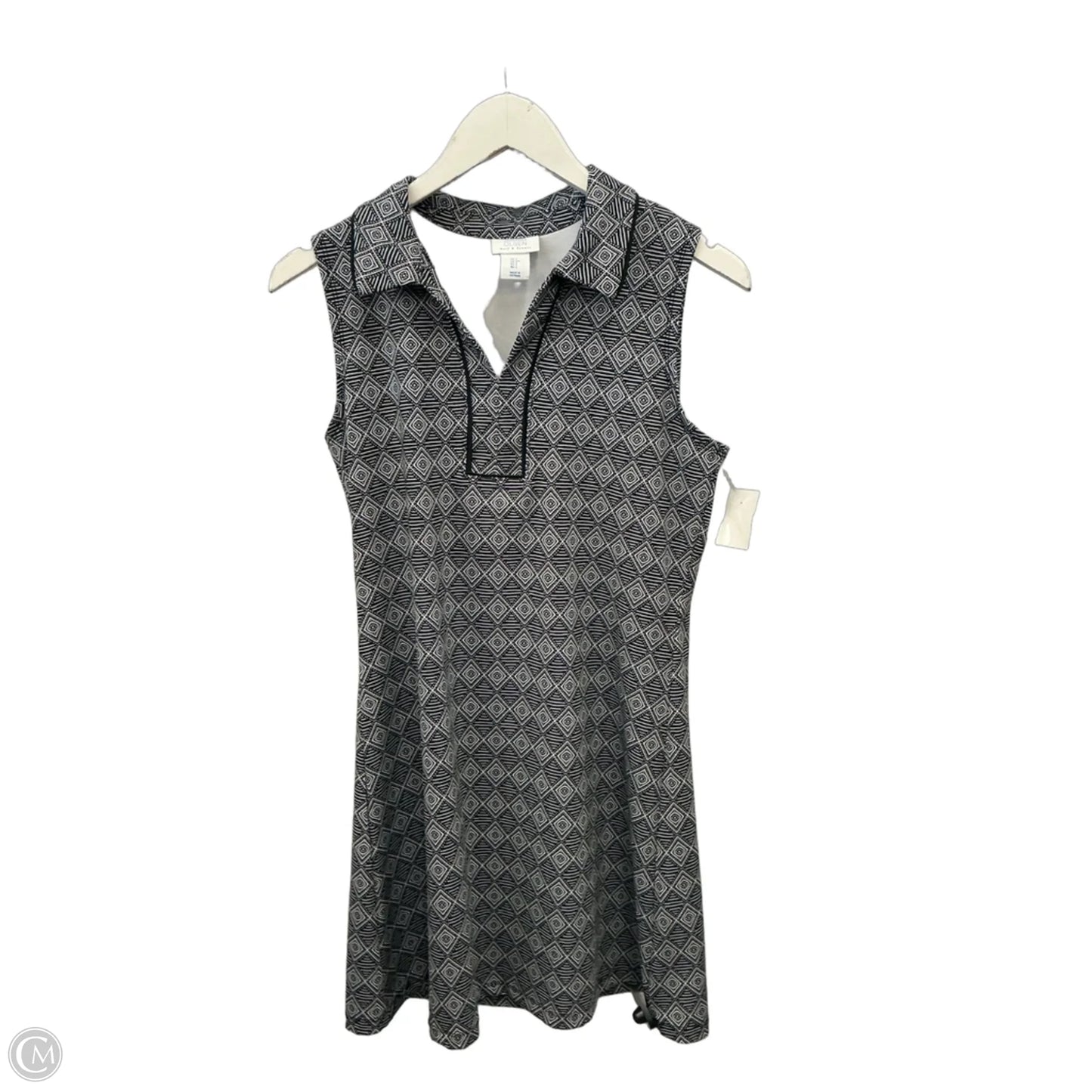 Athletic Dress By Sigrid Olsen In Black & White, Size: S