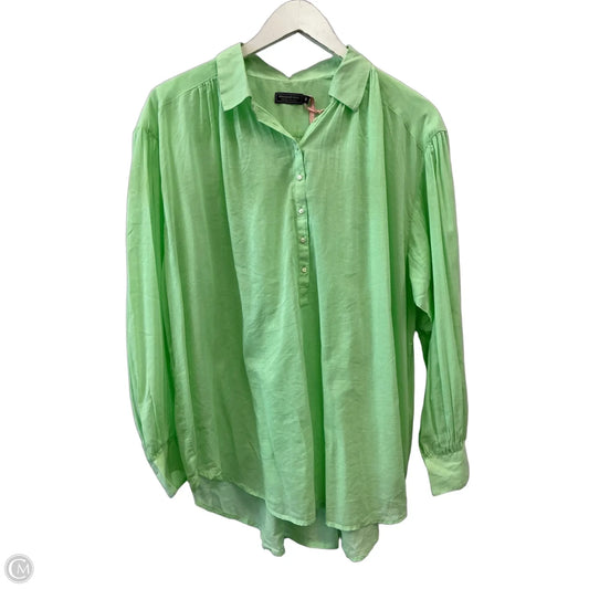 Top Long Sleeve By Vineyard Vines In Green, Size: S