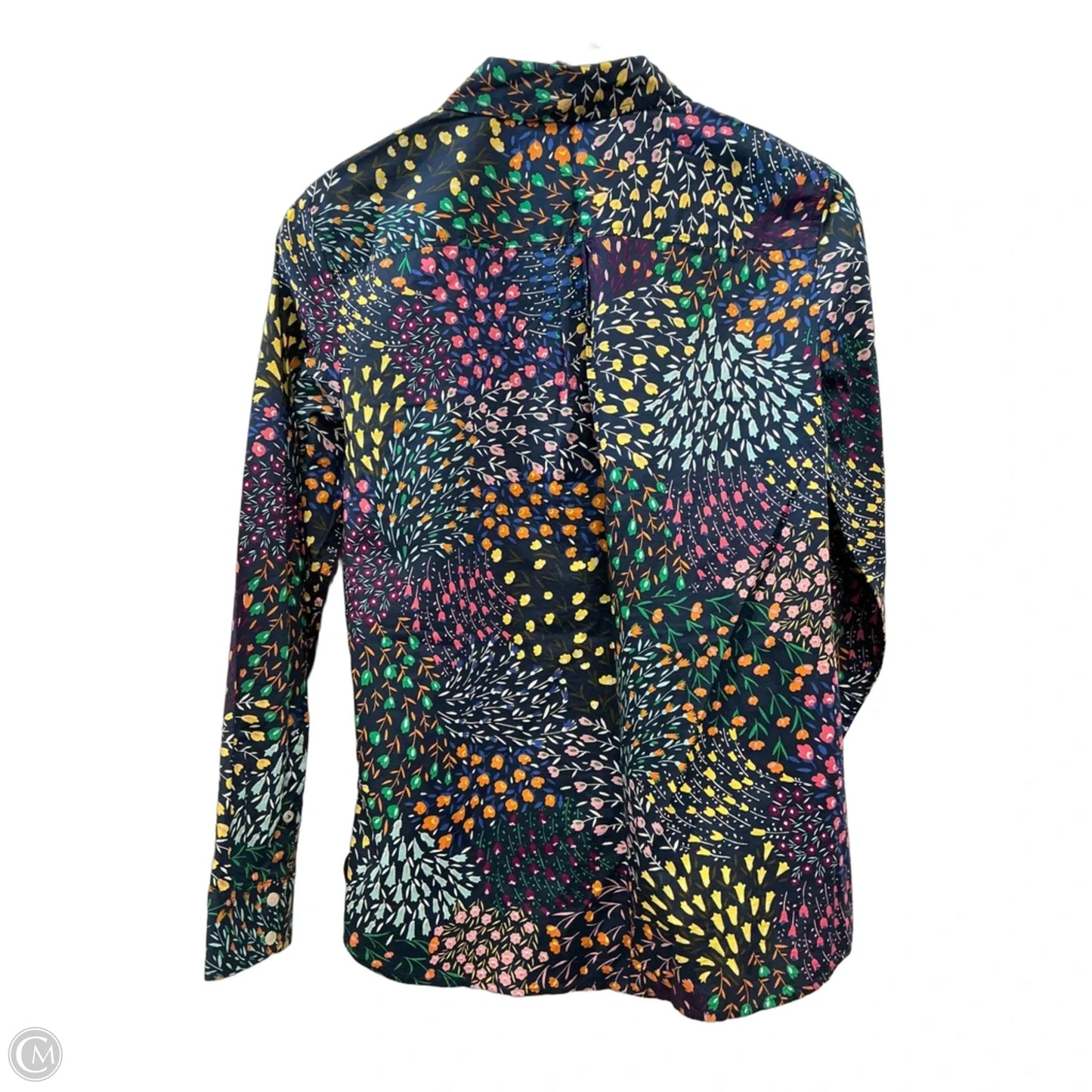 Top Long Sleeve By Talbots In Floral Print, Size: S