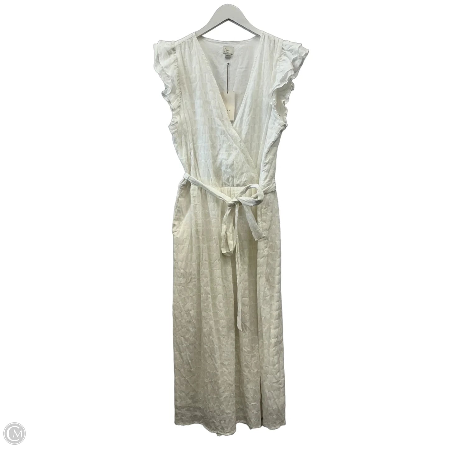 Dress Casual Midi By A New Day In White, Size: L