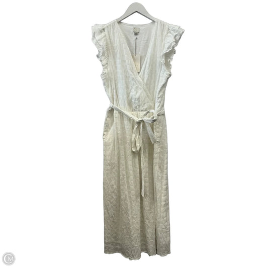 Dress Casual Midi By A New Day In White, Size: L