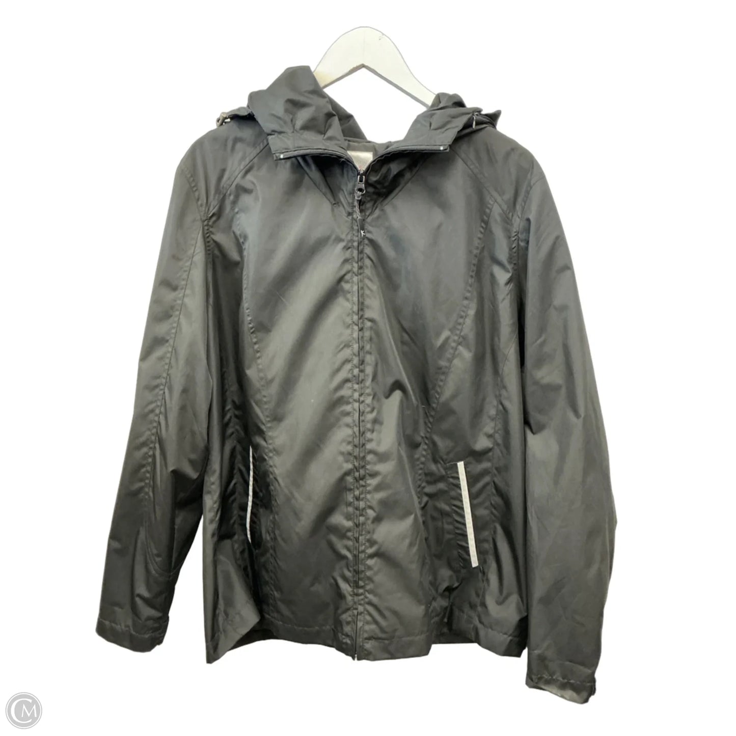 Jacket Windbreaker By Danskin Now In Black, Size: Xl