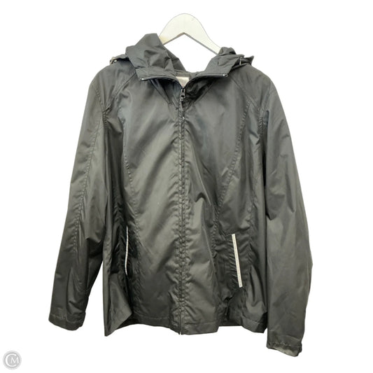 Jacket Windbreaker By Danskin Now In Black, Size: Xl