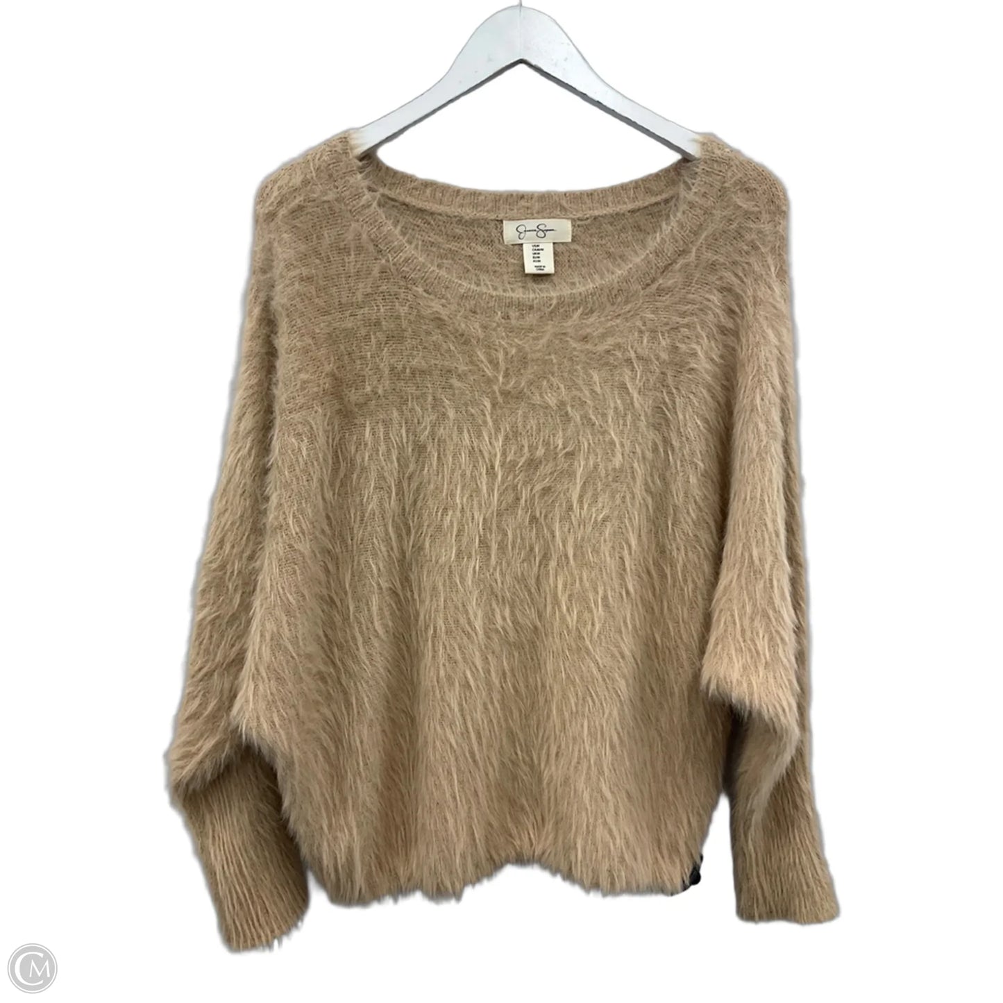 Sweater By Jessica Simpson In Tan, Size: M
