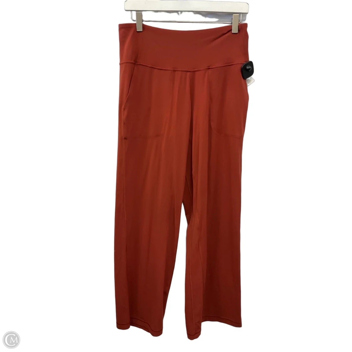 Athletic Pants By Lululemon In Orange, Size: M