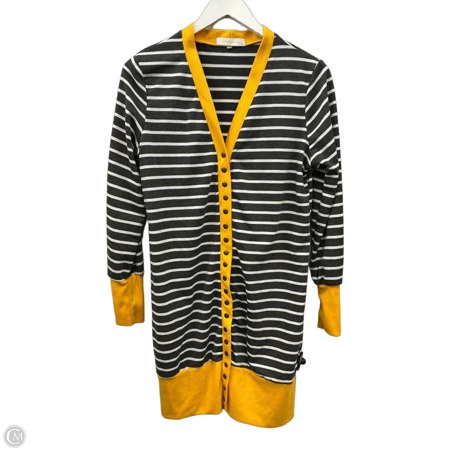 Cardigan By Clothes Mentor In Grey, Size: M