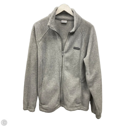 Jacket Fleece By Columbia In Grey, Size: Xxl