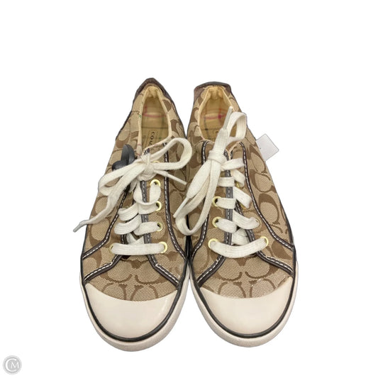 Shoes Designer By Coach In Brown, Size: 8