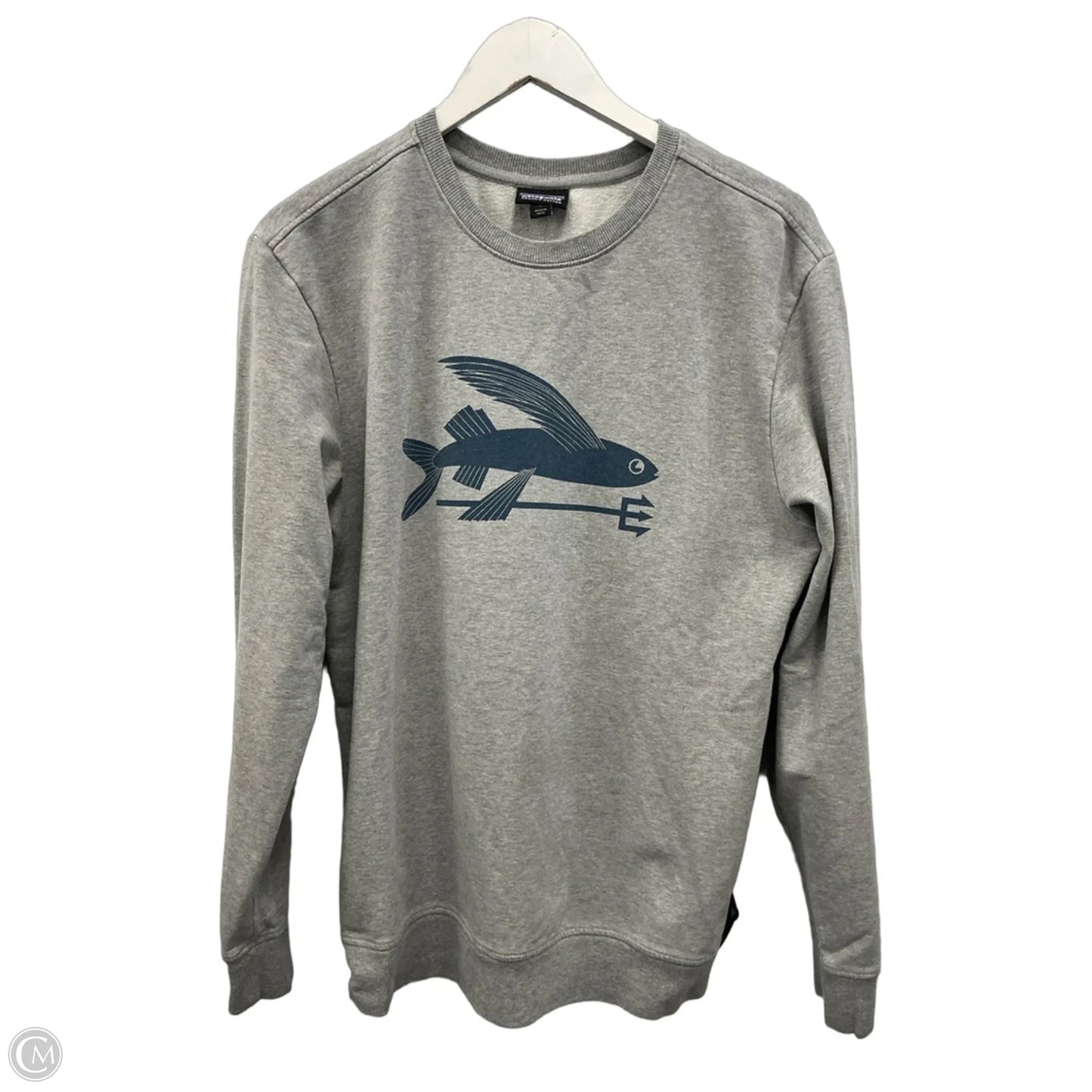 Sweatshirt Crewneck By Patagonia In Grey, Size: M
