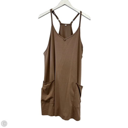 Athletic Dress By Clothes Mentor In Brown, Size: Xl