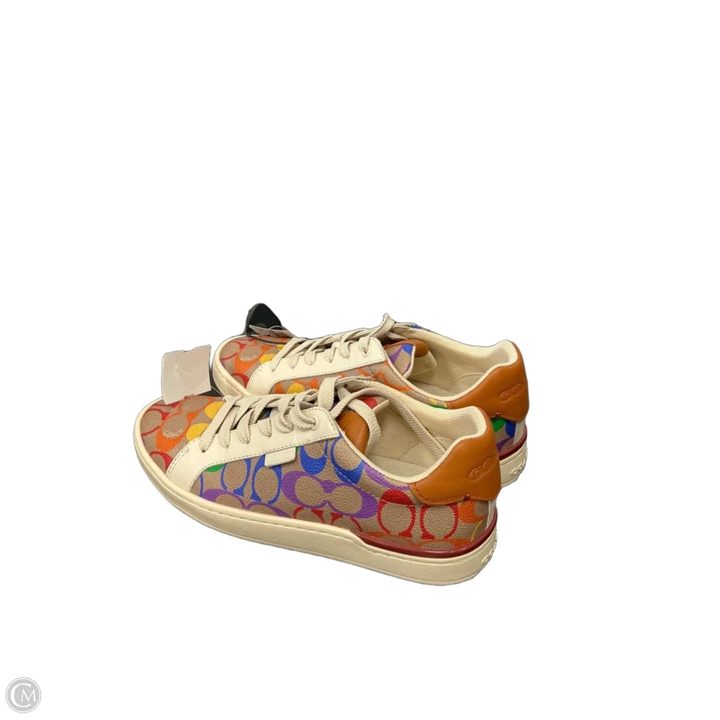 Shoes Designer By Coach In Rainbow Print, Size: 6