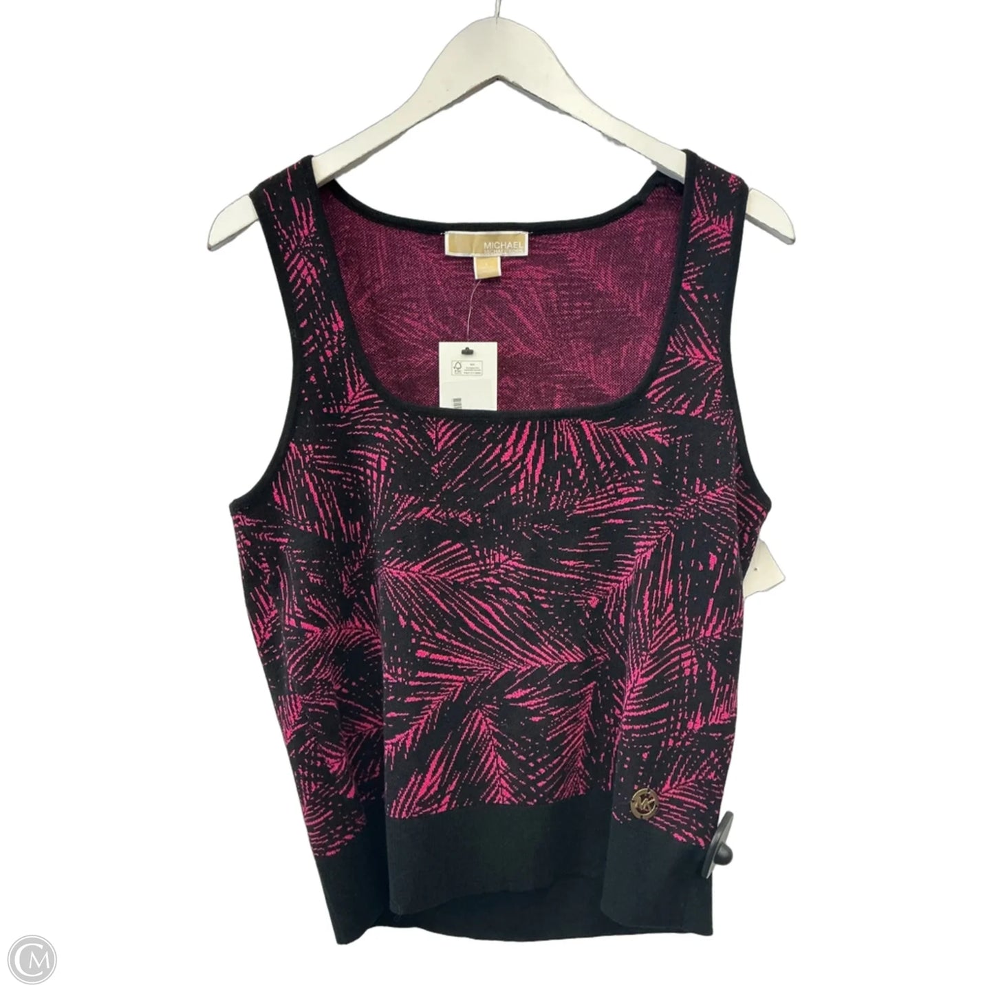 Skort 2pc Set By Michael By Michael Kors In Black & Pink, Size: L