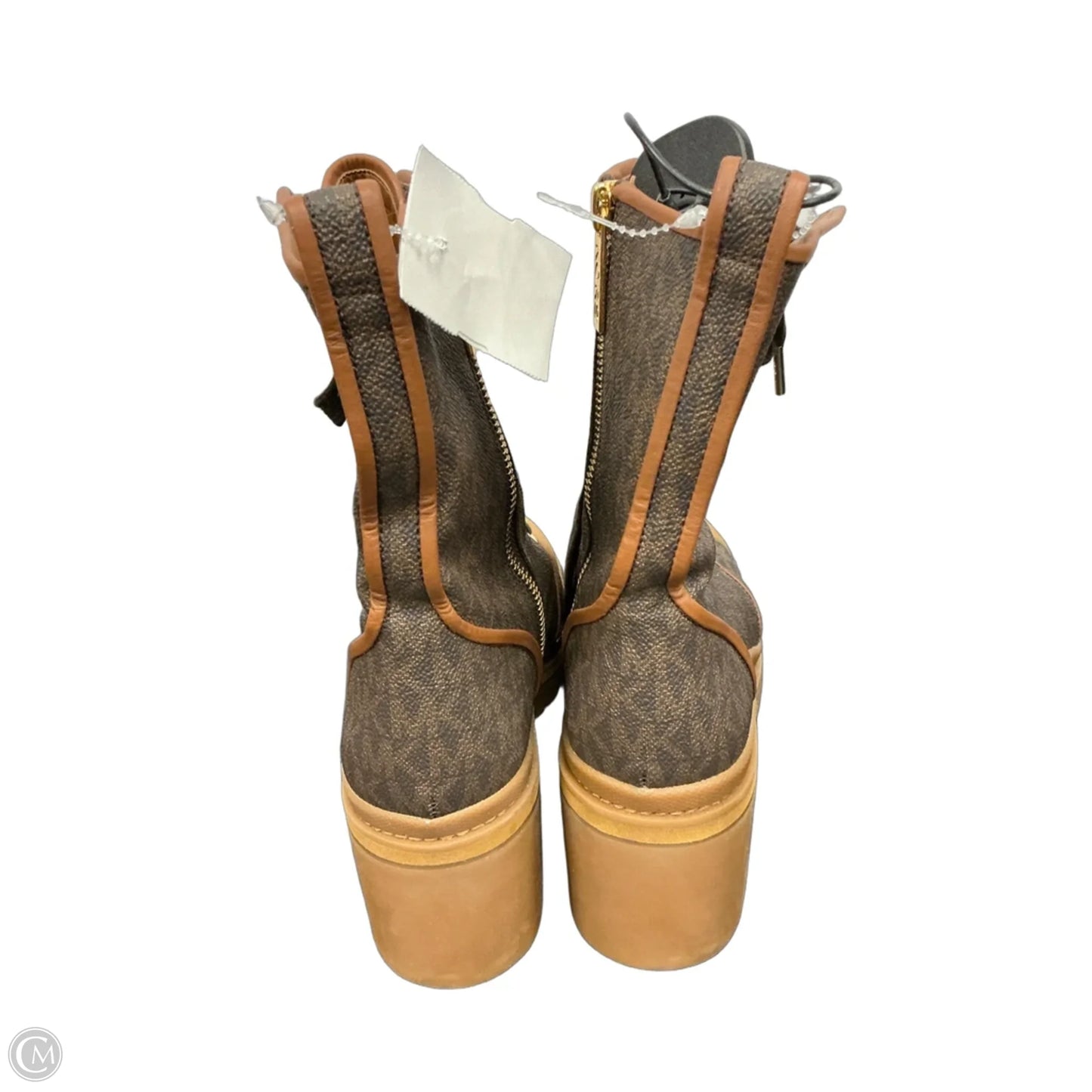 Boots Designer By Michael Kors In Brown, Size: 7.5