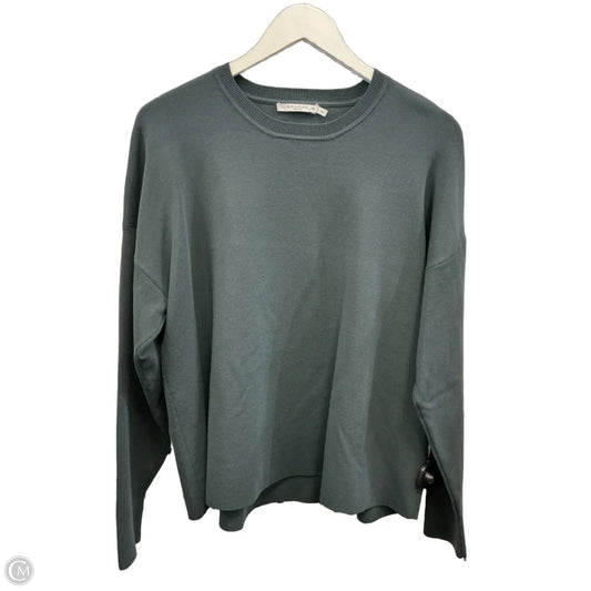 Top Long Sleeve By Cmb In Grey, Size: M