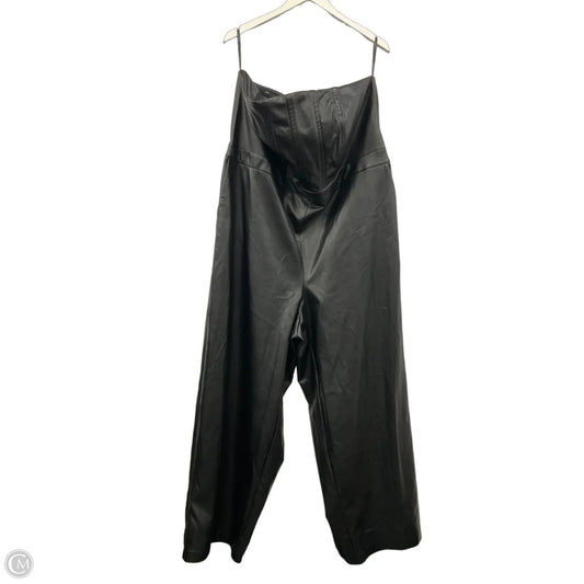 Jumpsuit By Eloquii In Black, Size: 1x