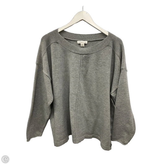 Sweater By Coldwater Creek In Grey, Size: Xl